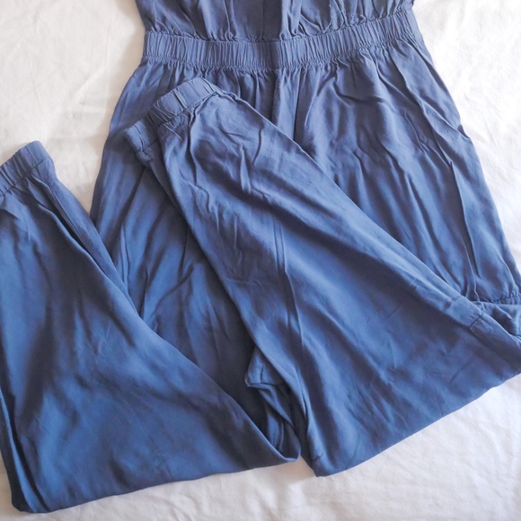 Blue Tube Top Romper - Small - Picture 4 of 5